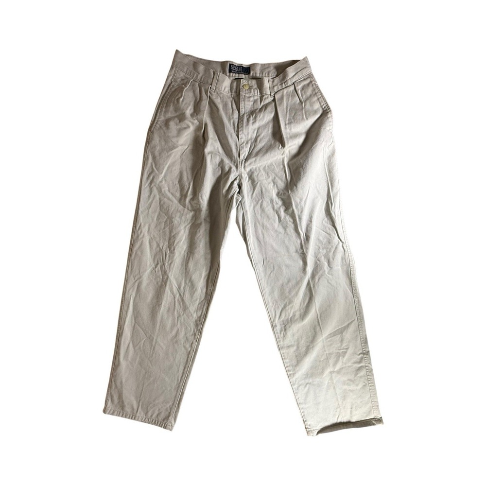VINTAGE Polo Ralph Lauren Chino Pants Adult Size 32/32 Authentic Dry Goods Mens